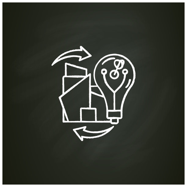 建筑创新粉笔图标图片下载