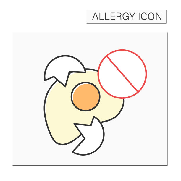 对食物颜色过敏图标图片下载