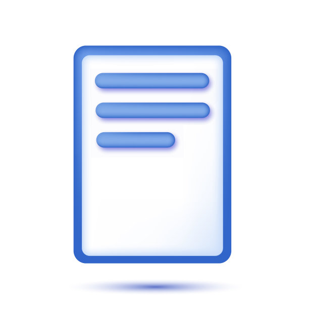 3d选中的文档按钮。向量图片下载