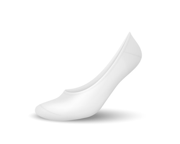 白色的模板没有显示袜子上看不见的腿现实。男士和女士的空白运动袜图片下载