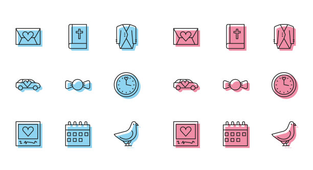 设置线相框和心形日历图片下载