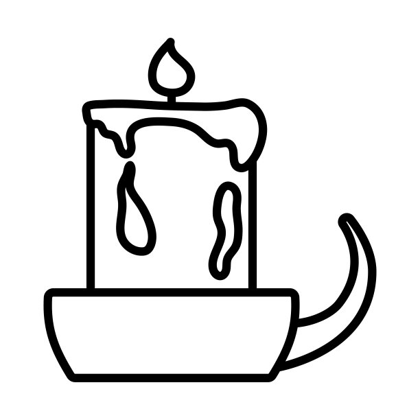 烛台图标中的蜡烛图片下载