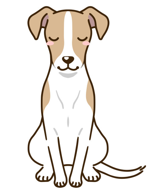 惠比特问候(棕色和白色)图片下载