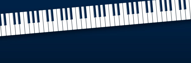 矢量钢琴飞行音乐会图片下载