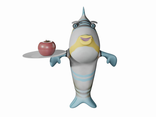 鱼和苹果图片下载