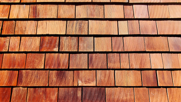 建筑前面的木瓦图片下载