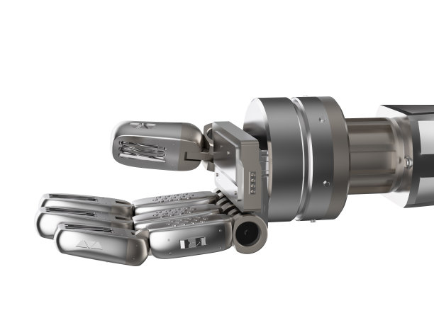 电子人的手张开或伸展图片下载