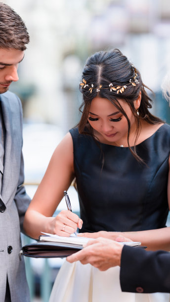 签署婚前协议图片下载