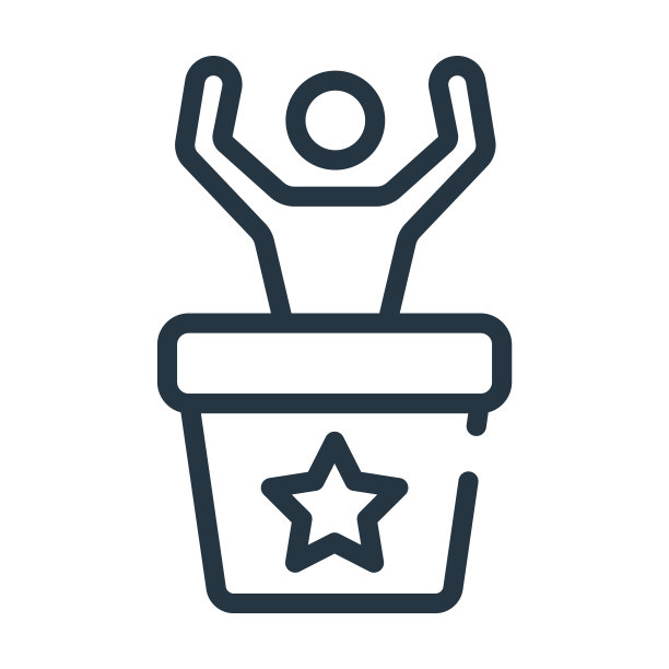 候选人选举的细线图标。政治、政府的线性图标是从政治概念孤立的轮廓符号。矢量插图符号元素的网页设计和应用程序。图片下载