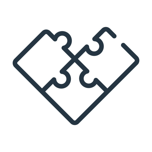 拼图玩具细线图标。游戏中，儿童线性图标源自玩具概念孤立的轮廓符号。矢量插图符号元素的网页设计和应用程序。图片下载