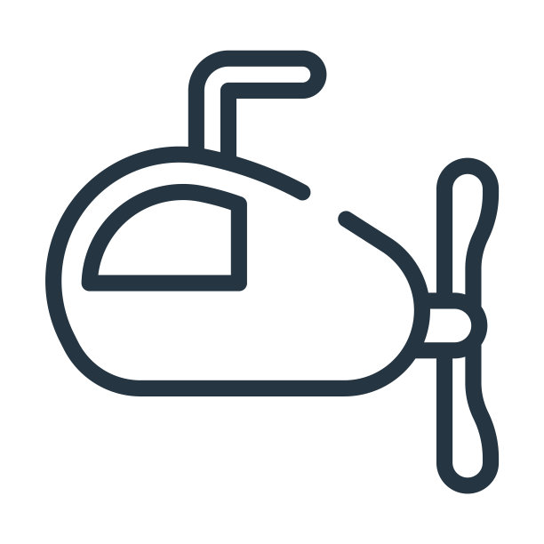 潜艇玩具细线图标。船，运输线性图标从玩具概念孤立的轮廓标志。矢量插图符号元素的网页设计和应用程序。图片下载