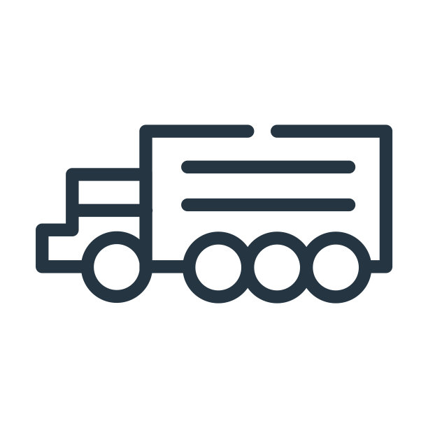 卡车侧视图细线图标。卡车，运输线性图标从机械概念孤立的轮廓标志。矢量插图符号元素的网页设计和应用程序。图片下载