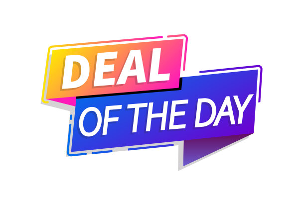 矢量插图交易日旗标签。现代Web横幅元素。图片下载