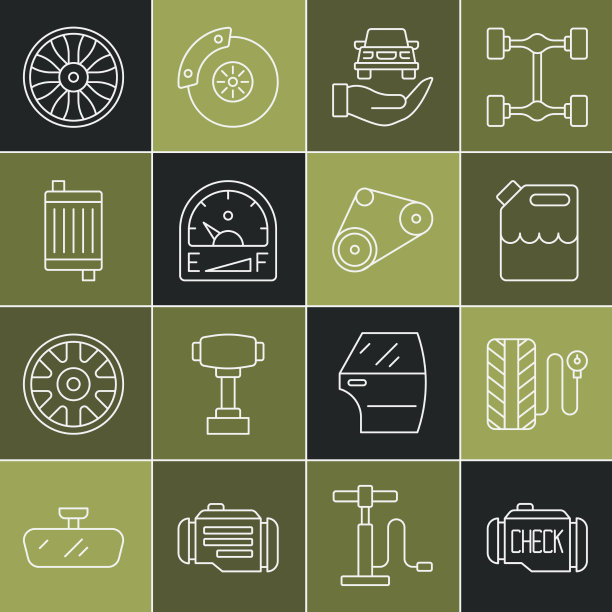 设线检查发动机轮胎压力表图片下载