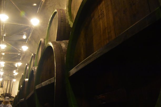 在老橡木桶酿酒厂酿造的啤酒图片下载