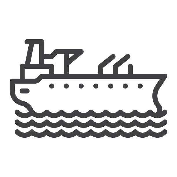 油船航线图标图片下载