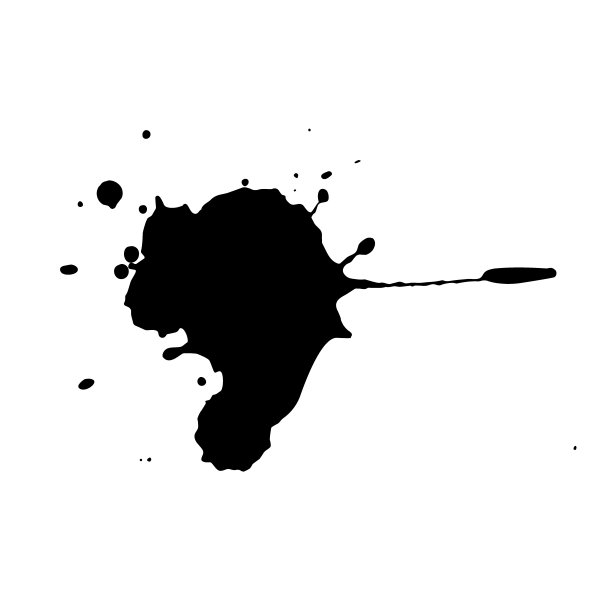 白色背景上的黑点。图片下载