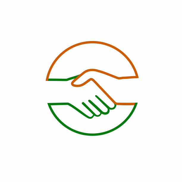 握手线图标，概念，业务伙伴欢迎标志在白色背景，黑色和白色兄弟在轮廓握手图标。矢量图形图片下载