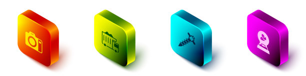 设置等距摄影相机矿用自卸车图片下载