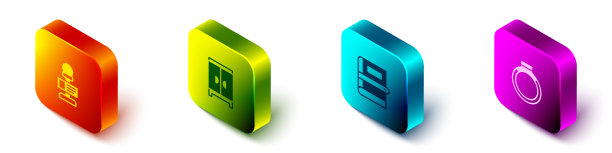 设置等距麦克风、衣柜、书和金图片下载