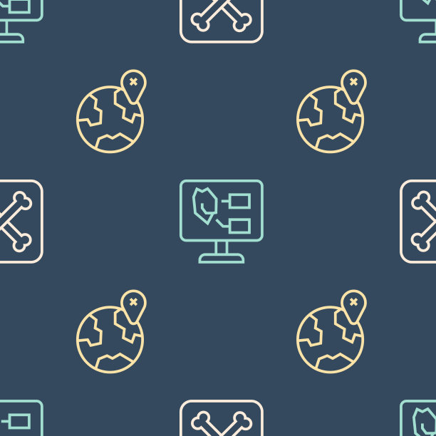 在地球上设置考古线路位置图片下载