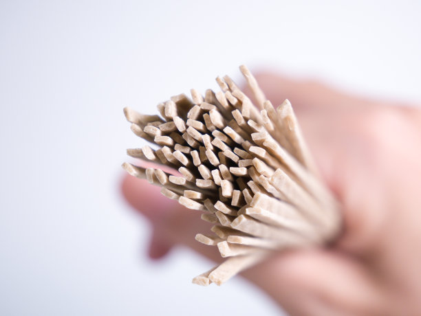 荞麦干面条，特写照片图片下载