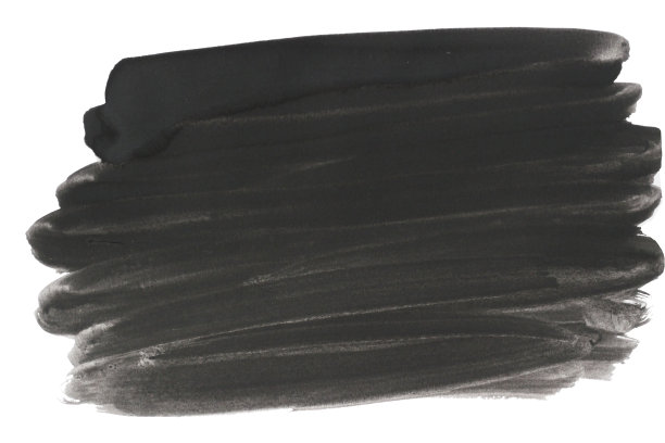 黑色和灰色的草流隔离在白色的表面图片下载