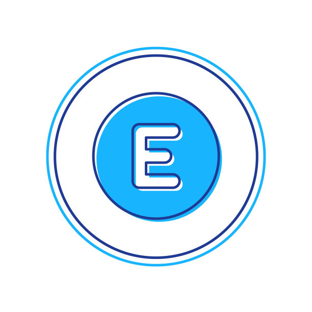 填充轮廓罗盘西部图标孤立在白色背景。Windrose导航的象征。风向玫瑰图信号。向量图片下载