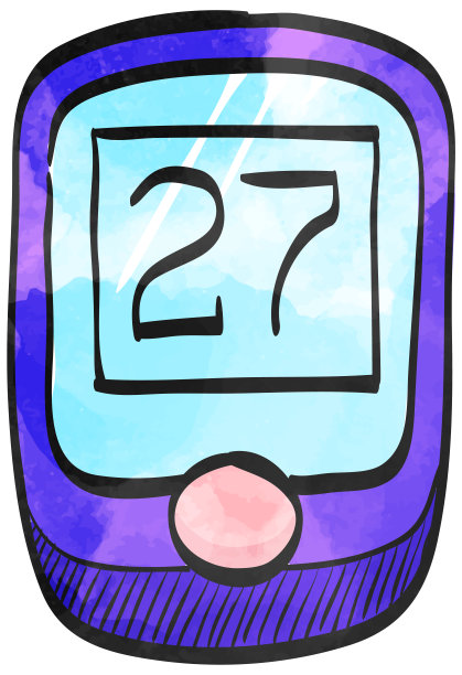 水彩风格图标仪表盘图片下载