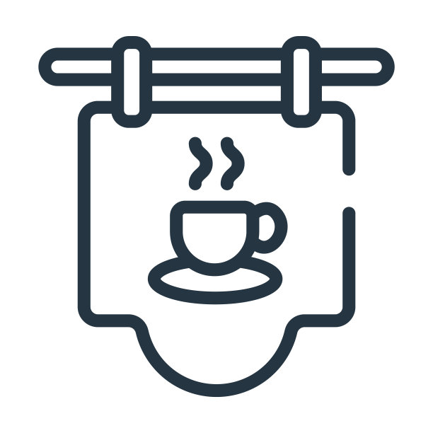 咖啡店细线图标。咖啡，咖啡馆的线性图标从标志概念孤立的轮廓标志。矢量插图符号元素的网页设计和应用程序。图片下载