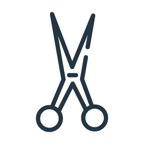 打开剪刀细线图标。切割，尖锐的线性图标从工具和器皿概念孤立的轮廓标志。矢量插图符号元素的网页设计和应用程序。图片下载
