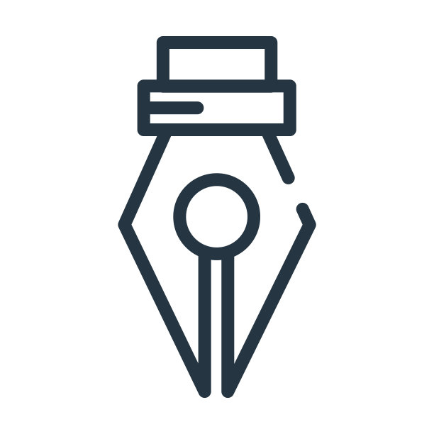 墨水笔细线图标。教育上，纸上的线性图标来源于工具和器皿概念孤立的轮廓符号。矢量插图符号元素的网页设计和应用程序。图片下载