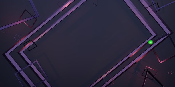 文本框架和显示框架周围的反射方框3D插图图片下载