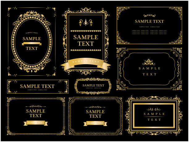 框架经典复古装饰传统历史图片下载