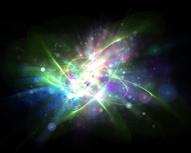 原子，抽象科学背景图片下载