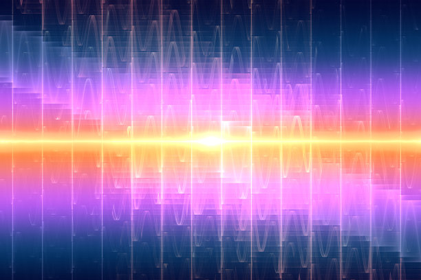 电磁波，抽象的现代背景图片下载