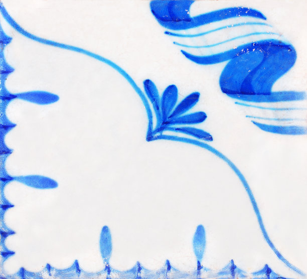 老房子立面传统瓷砖的细节。装饰瓷砖。瓦伦西亚传统瓷砖。花卉装饰。图片下载