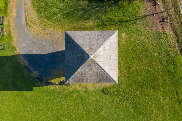 莱姆山上的瞭望塔的俯视图图片下载
