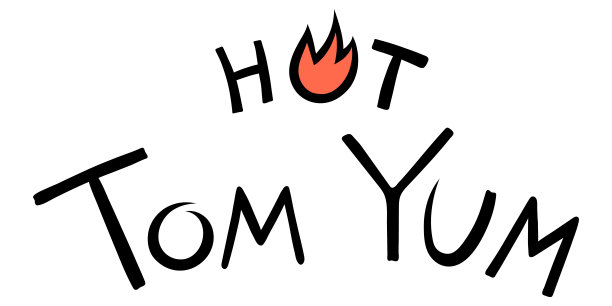 手写文字Hot Tom Yam。印着冬阴汤的字样。图片下载