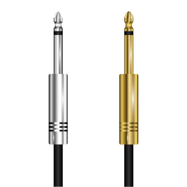 音频插口trs插头矢量图片下载