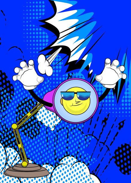 床头台灯在吓唬你。图片下载