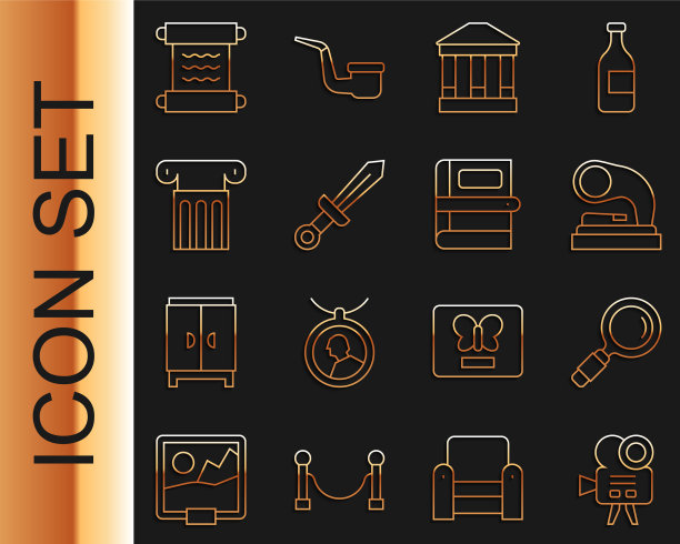 设置线复古电影院相机放大镜图片下载