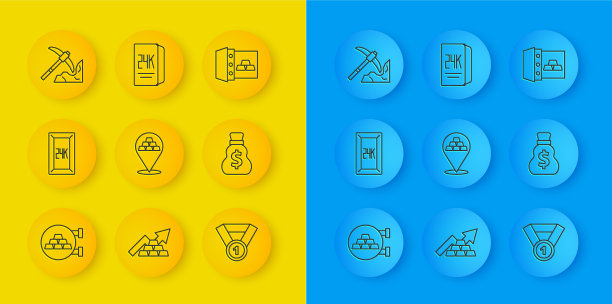 套行珠宝店金条24k老奖牌图片下载