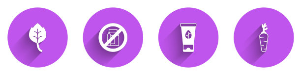 设置叶或叶没有包装的有机牛奶图片下载