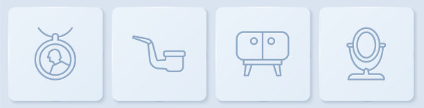 设置线吊坠项链电视桌上的立场图片下载