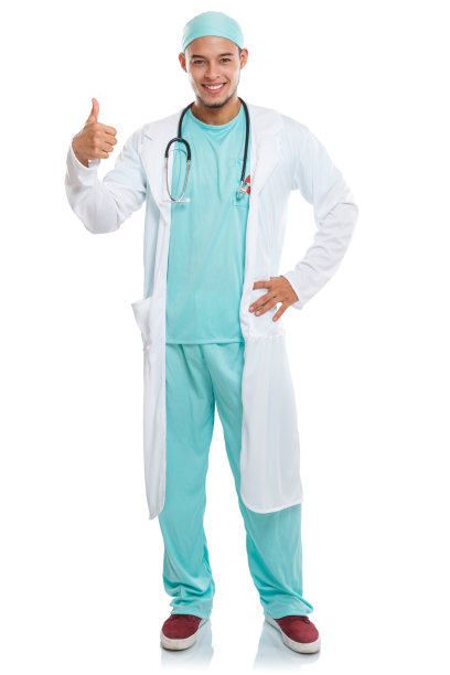 年轻的医生肖像格式职业教育拉丁男子成功成功的医生的整体孤立上白色图片下载