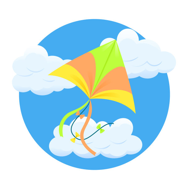 云中风筝图片下载