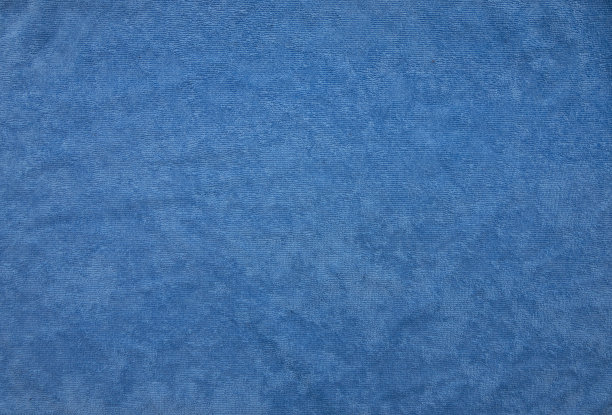 一条蓝色的棉布毛巾做背景图片下载