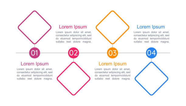 业务项目信息图表设计模板图片下载