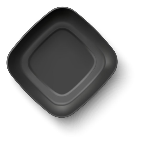 现实的白色盘子。向量组图片下载